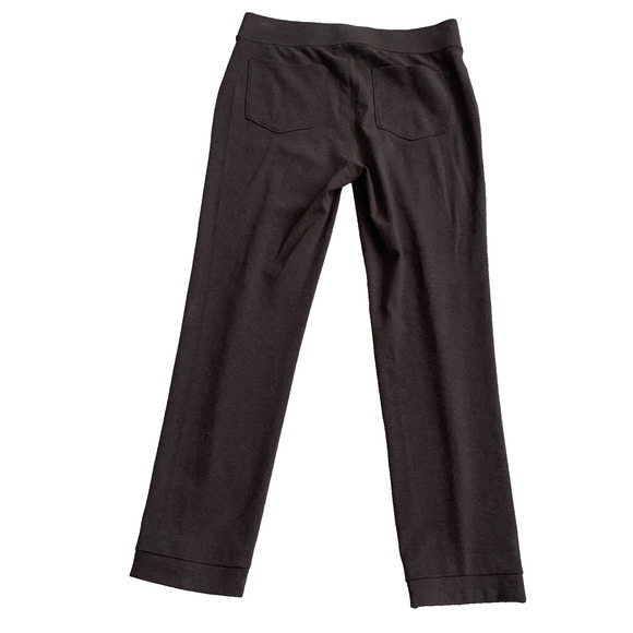 Duluth Trading NoGA Natural Relaxed Leg Pant Women Medium Brown Pull On Stretch - Picture 8 of 8